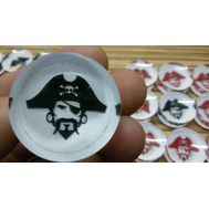 Фишки для нард из оргстекла "Пираты"