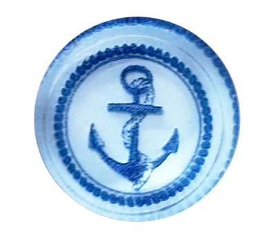 Комплект игровых фишек для нард с 3D рисунком герба ВМФ